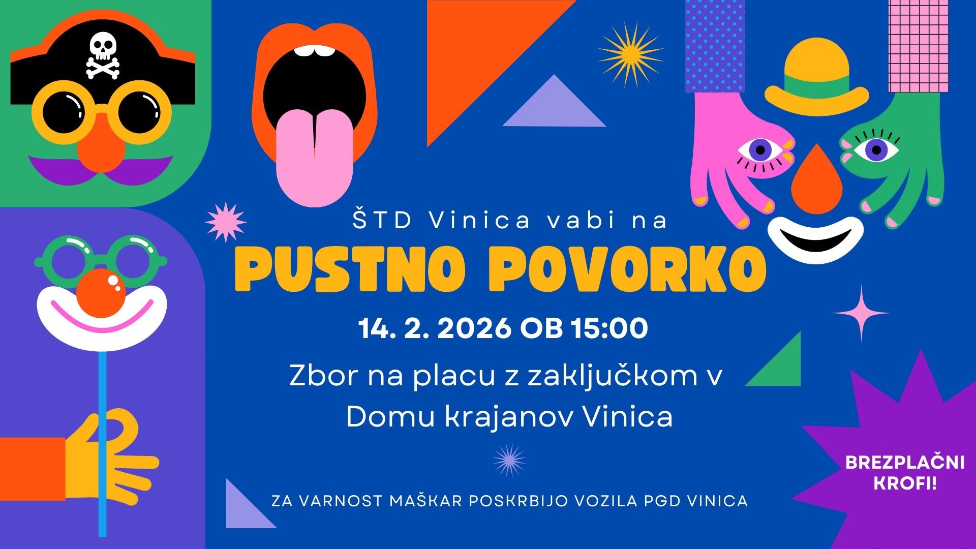 Pustna povorka v Vinici